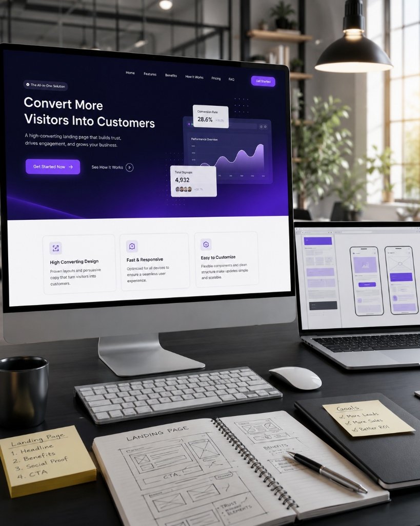 Valhalla Landing Page Development